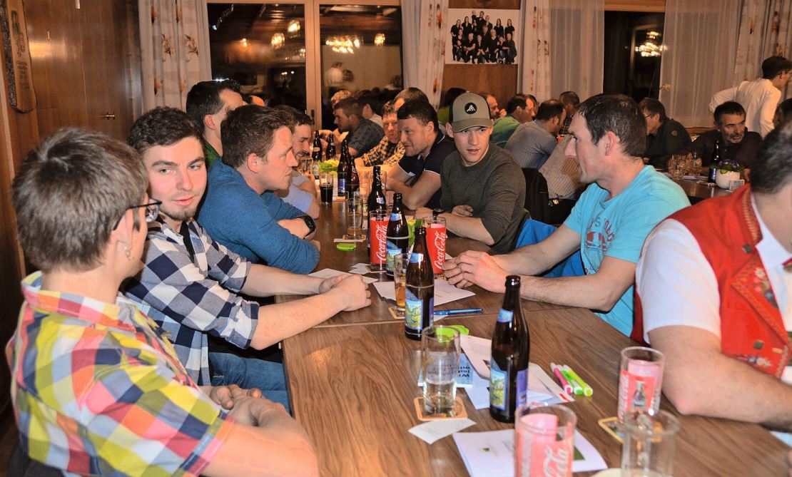 Die Hauptversammlung im Restaurant Krone in Haslen war gut besucht.