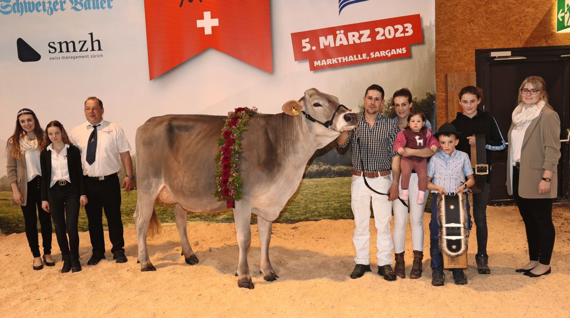 Den Tagessieg eroberte Mäderhof's Holdrio Bianca von Kevin Züger aus dem schwyzerischen Vorderthal.