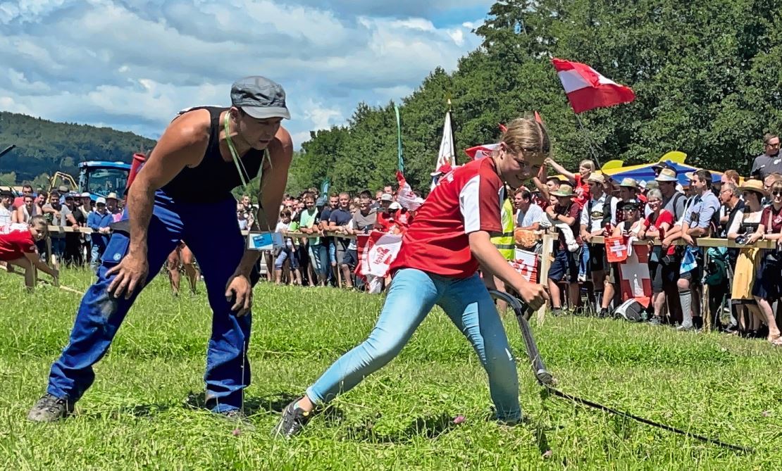 Julia Gätzi aus Appenzell beim Wettkampf.