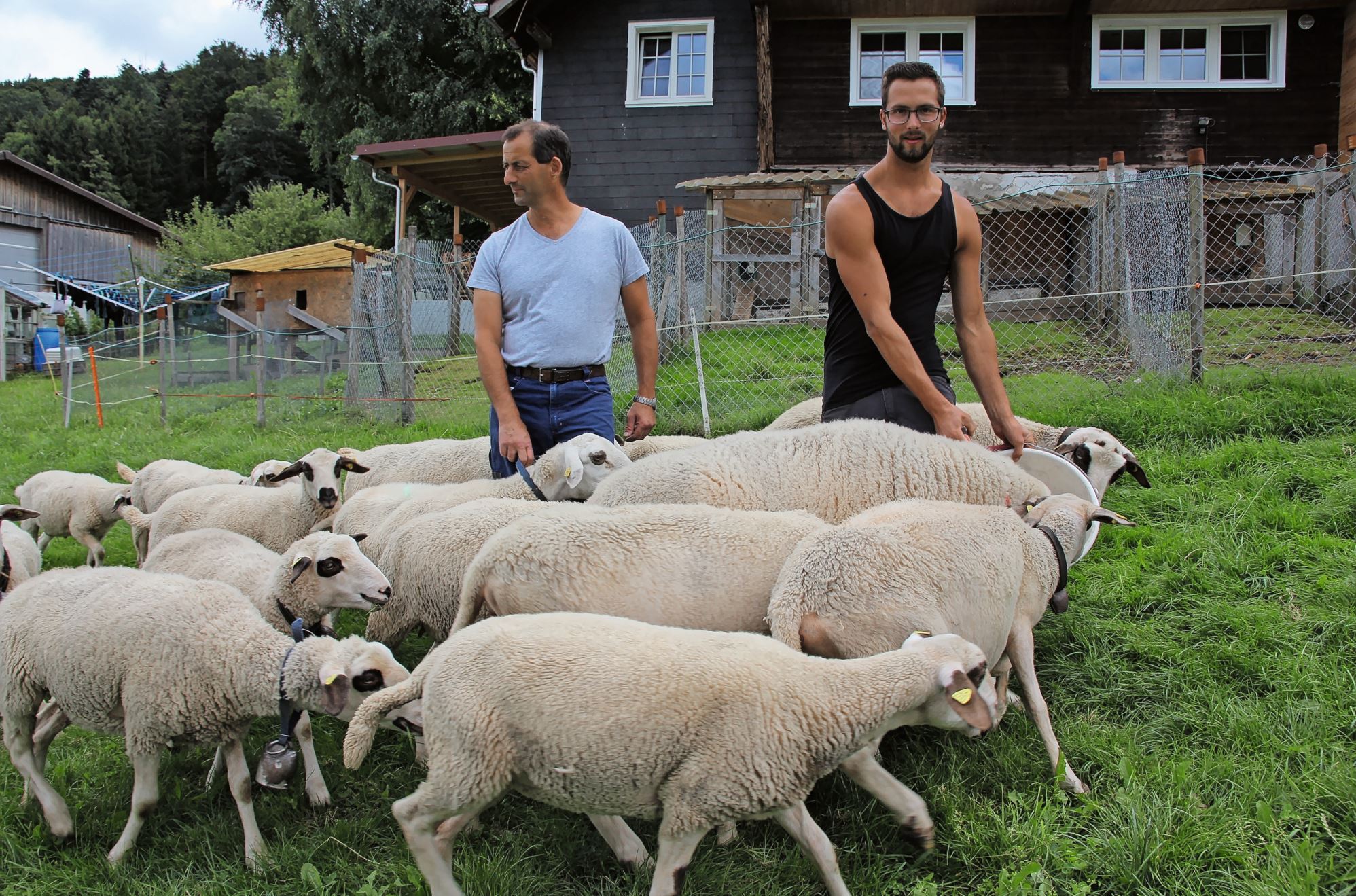 Roman und Damian Düring haben einen guten Draht zu ihren Tieren.