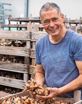 Blumenzwiebelexperte Carlos van der Veek: «Generell gilt bei der Pflanzung von Frühjahrsblühern: Lieber spät als zu früh.» Bild: fluwel.de