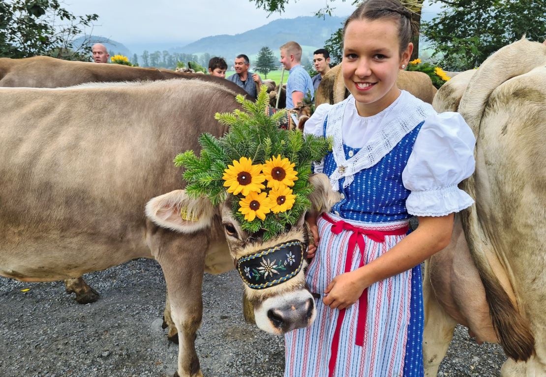 Für Christel Steger ist die Viehschau jeweils ein besonderer Tag. Bild: zVg.