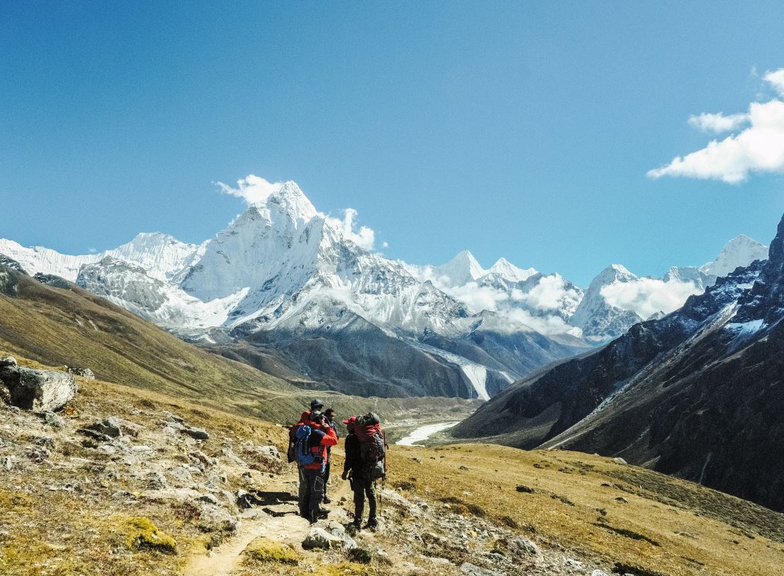 Die Ama Dablam, das sogenannte Matterhorn Nepals, ist rund 6800 Meter hoch.