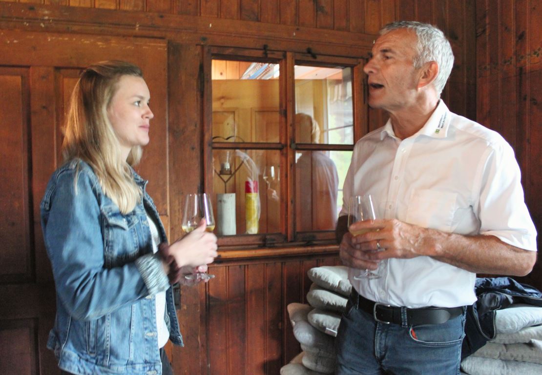 Der Präsident von Wald St. Gallen und Liechtenstein, Andreas Widmer, im Gespräch.