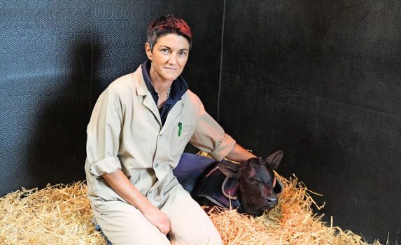 Tierärztin Monique Bisig kennt sich mit trinkschwachen Kälbern aus.