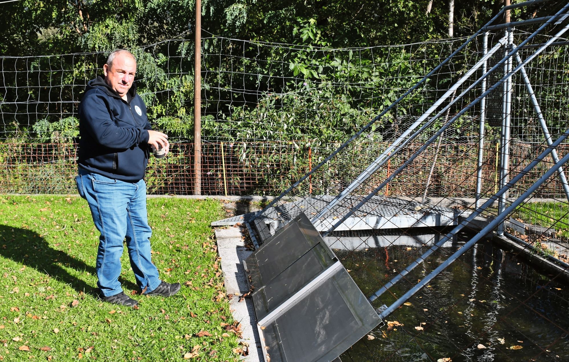 Christian Schwendener setzt sich mit Herzblut für die Äschen ein.