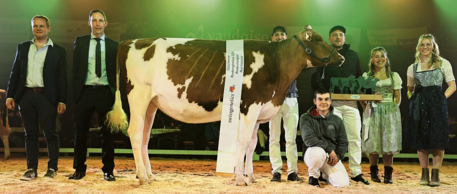 Red-Holstein-Champion und Supreme-Champion: vom Weidhof Bad Dina von Florian Portmann.