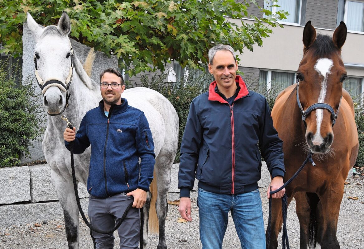 Die beiden Betriebsinhaber Bruno Fuchs und Mathias Schibli (von links). Bild: Yvonne Aldrovandi