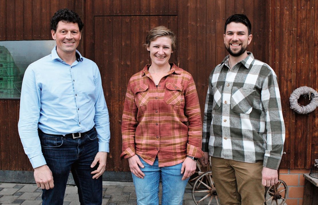 Sie wurden vom Landwirtschaftsrat nominiert: Ruedi Thomann als Präsident, Miriam Stauffacher und Hannes Dietsche als Vorstandsmitglieder.